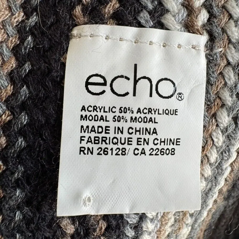Echo Knitted Scarf Unisex size OS